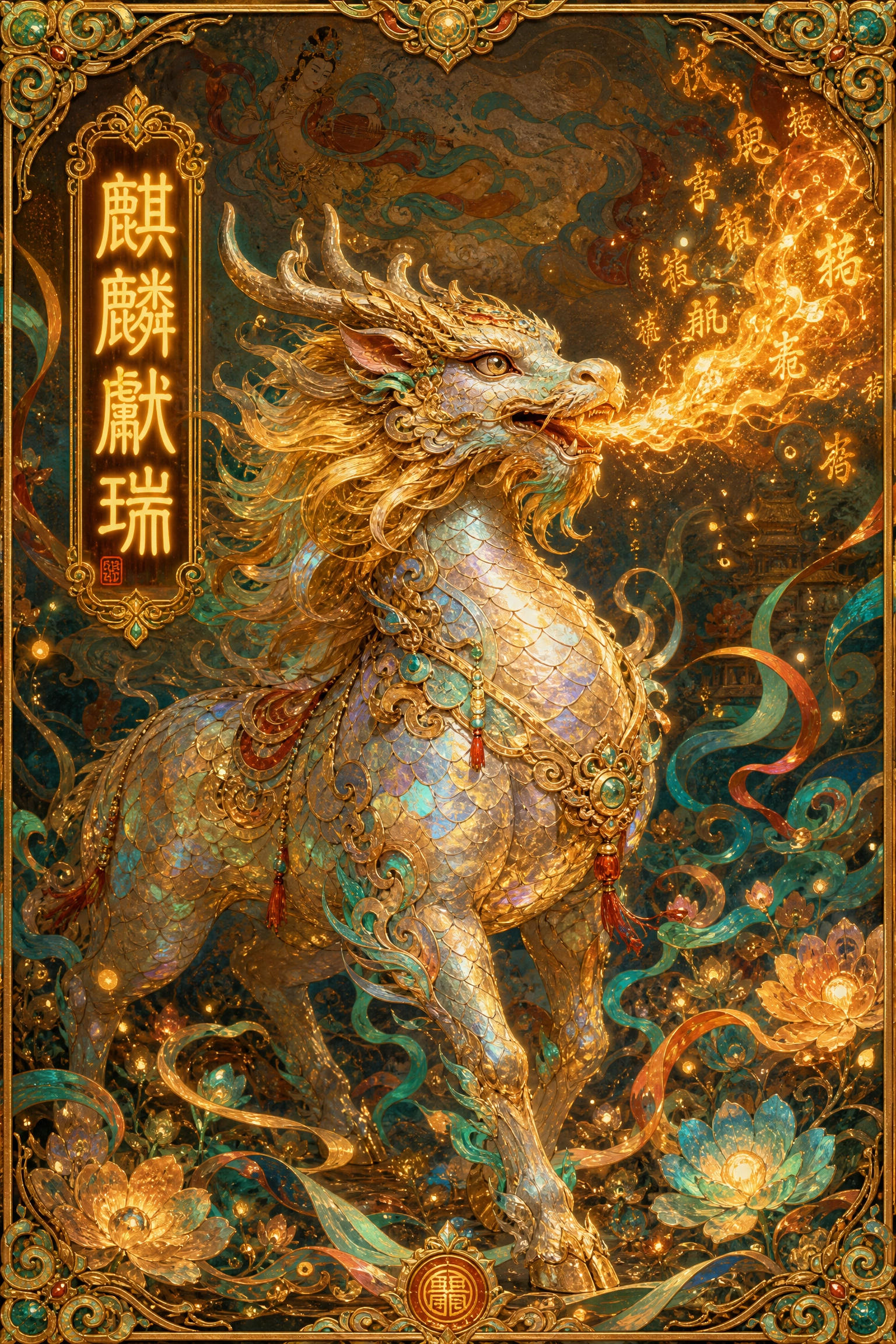 麒麟献瑞